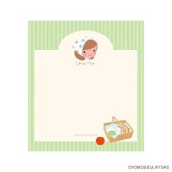 Furukawa Paper x Ryooko Yomogida Memo Pad - Picnic