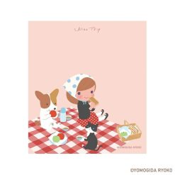 Furukawa Paper x Ryooko Yomogida Memo Pad - Picnic