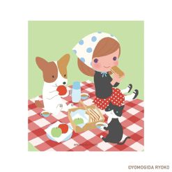 Furukawa Paper x Ryooko Yomogida Memo Pad - Picnic
