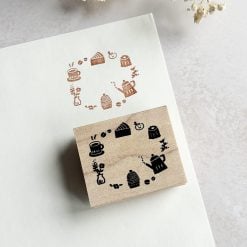 Hankodori Rubber Stamp - Tea Time