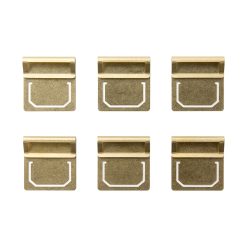 TRAVELER'S Company Brass Index Clips