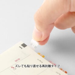 Midori Index Label Chiratto Number Colour