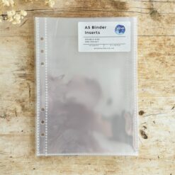 Miso Paper Ring Binder Inserts - Double-side One Pocket