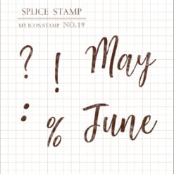 MU My Icon Clear Stamp Set - Months (set of 6) - Image 4