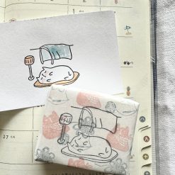 Catdoo Rubber Stamp - Relaxing Day Off