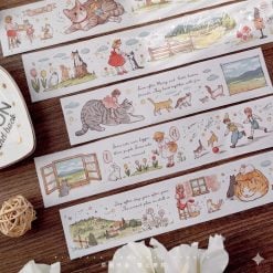 Paper Game x Pilipala Cat Wonderland Tape (Washi or PET)