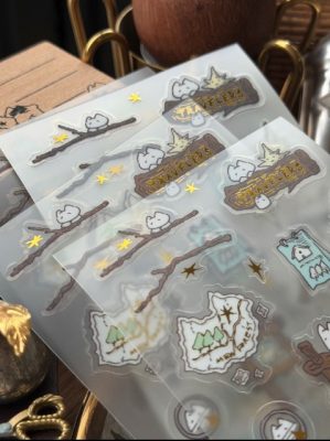Mewmewbeam Sticker Sheet - Log Flute