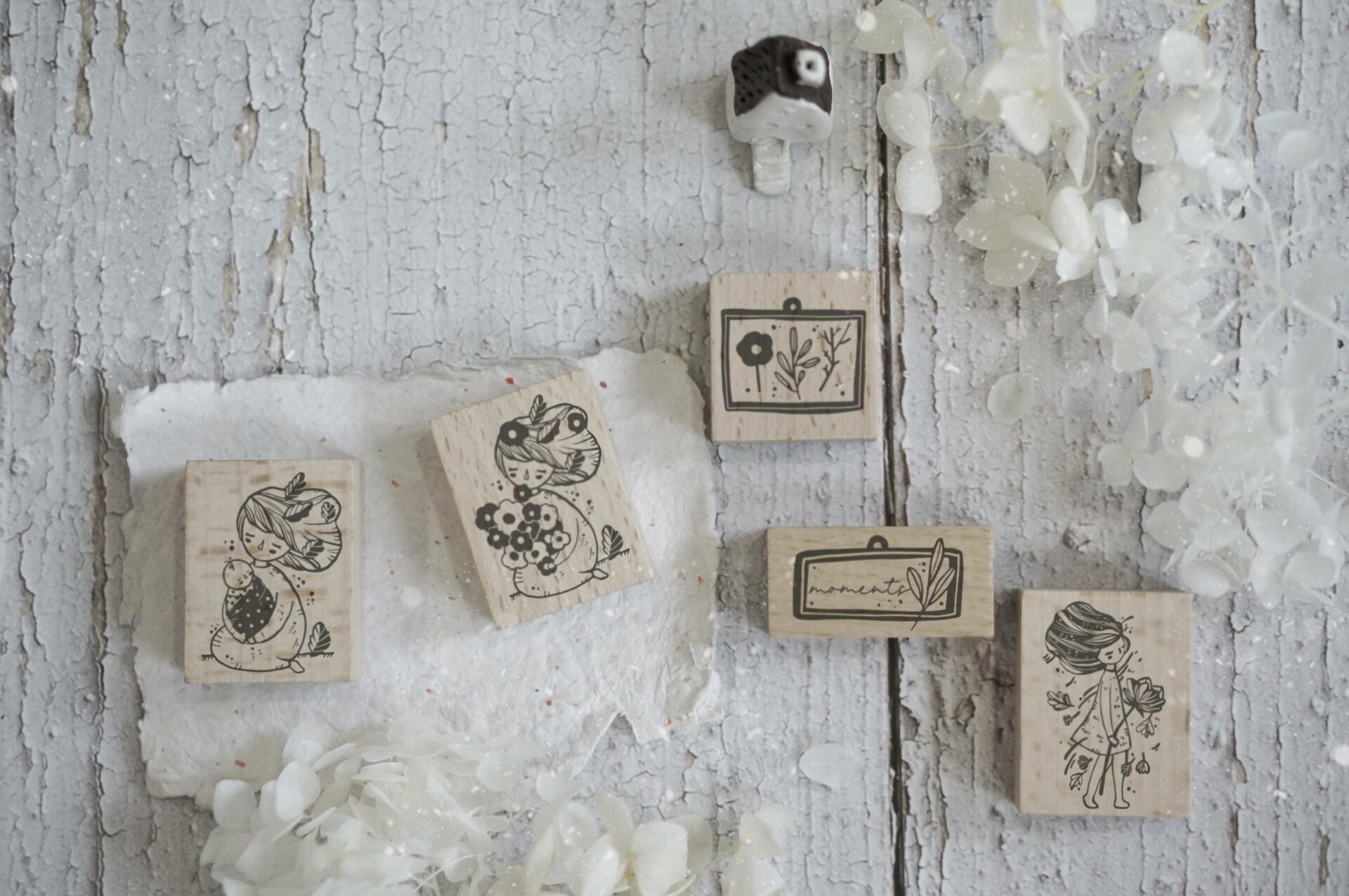 Black Milk Project Moments II Rubber Stamps