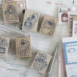 Black Milk Project Neko Mail Rubber Stamps