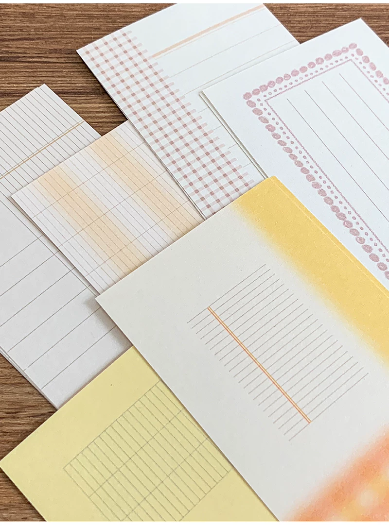 Molinta Memo Paper - Sunshine Orange Grid (M5)