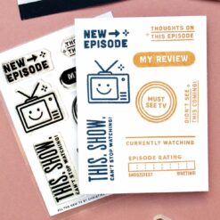 Everyday Explorers Co. Clear Stamp Set - All The New TV