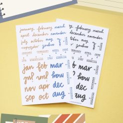 Everyday Explorers Co. Clear Stamp Set - Month by Month