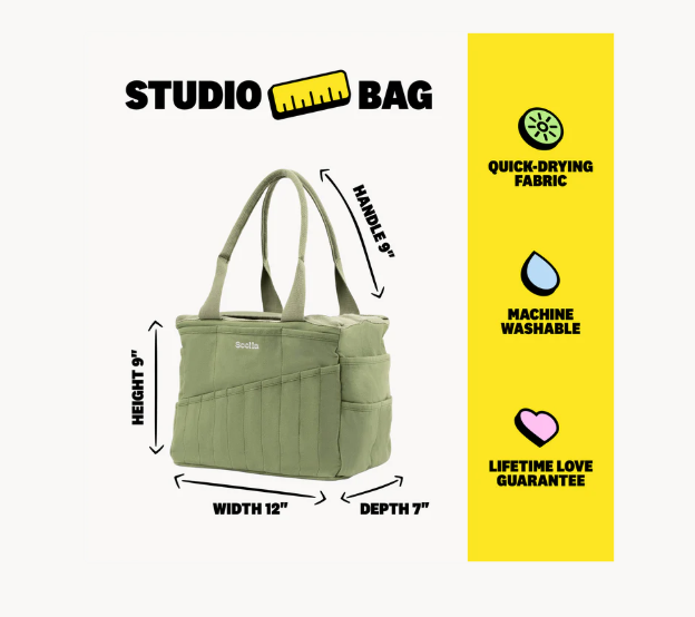 Soolla Studio Bag - Ganja Green