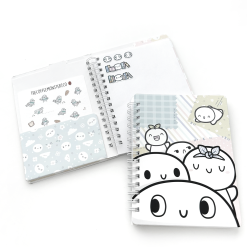 The Coffee Monsterz Co Reusable Sticker Book - Spring Patchwork