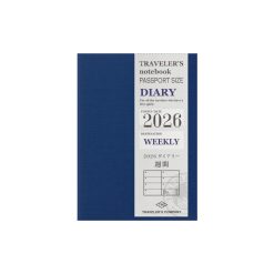 TRAVELER'S Notebook Diary Passport 2026 Weekly Second Half