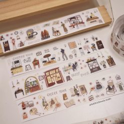 Wanle Studio Coffe Time Kiss-cut Washi Tape