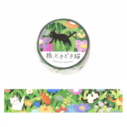 BGM Washi Tape – The Cat’s Journey Flower Meadow