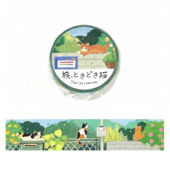 BGM Washi Tape – The Cat’s Journey Sunlit Garden
