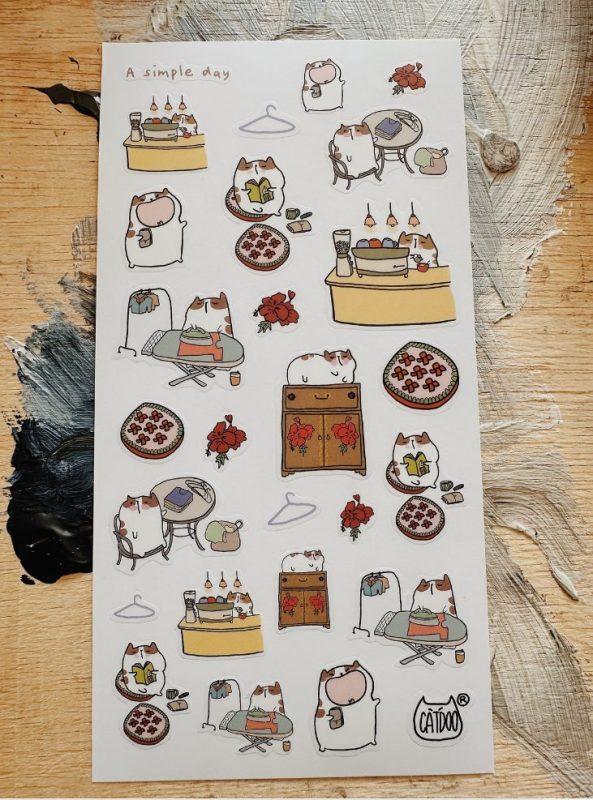 Simple Days Catdoo Sticker Sheet - A Simple Day