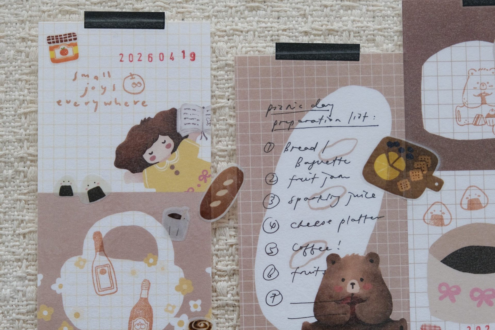 Eileen Tai Memo Pad – Picnic Daydream — gallery