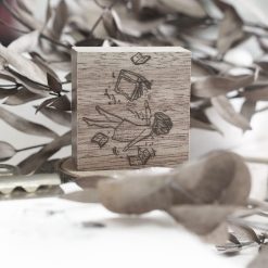 Black Milk Project Pages of Me Rubber Stamp - Floating Stories