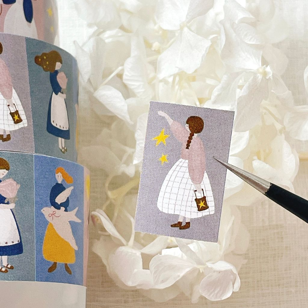 Hairmo x 63penhouse Petite Romance Label Sticker Roll — gallery