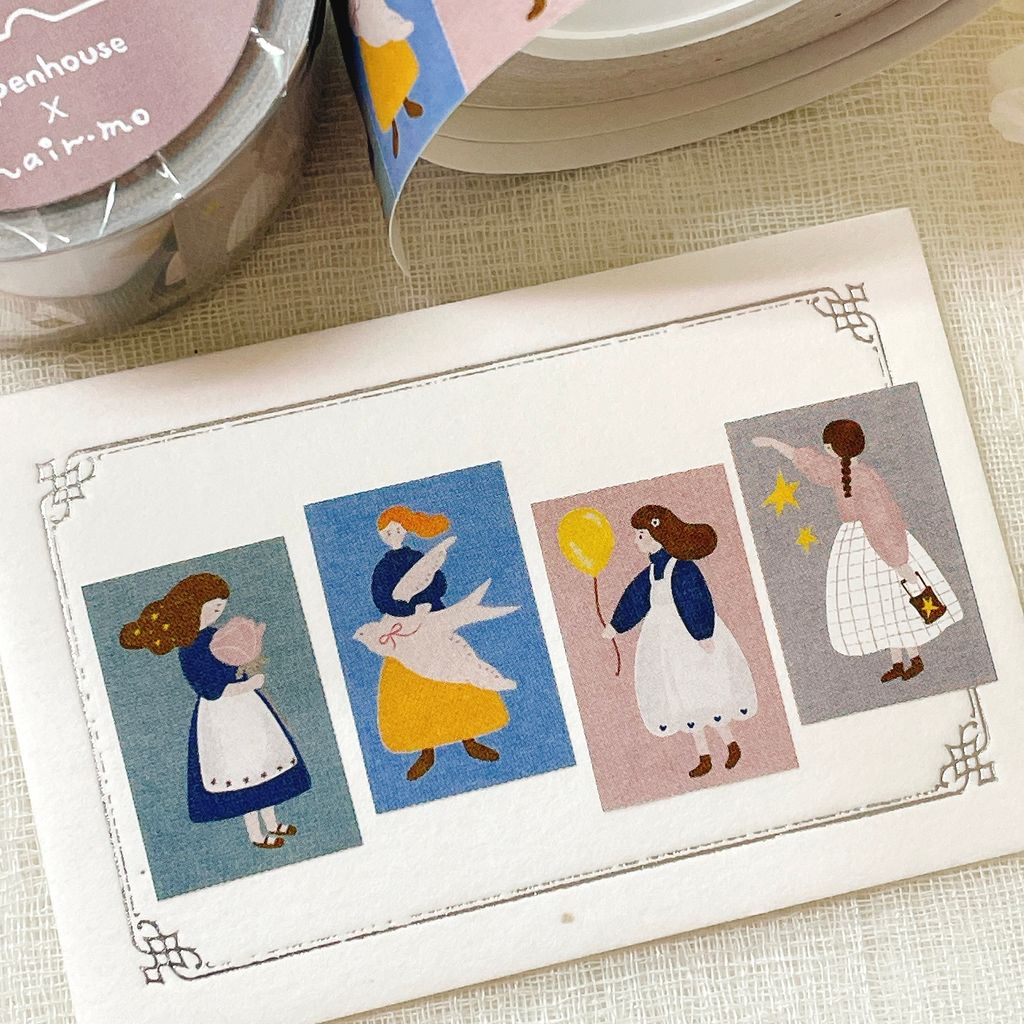 Hairmo x 63penhouse Petite Romance Label Sticker Roll — gallery
