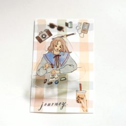 La Dolce Vita Acrylic Clip - Stamp Girl