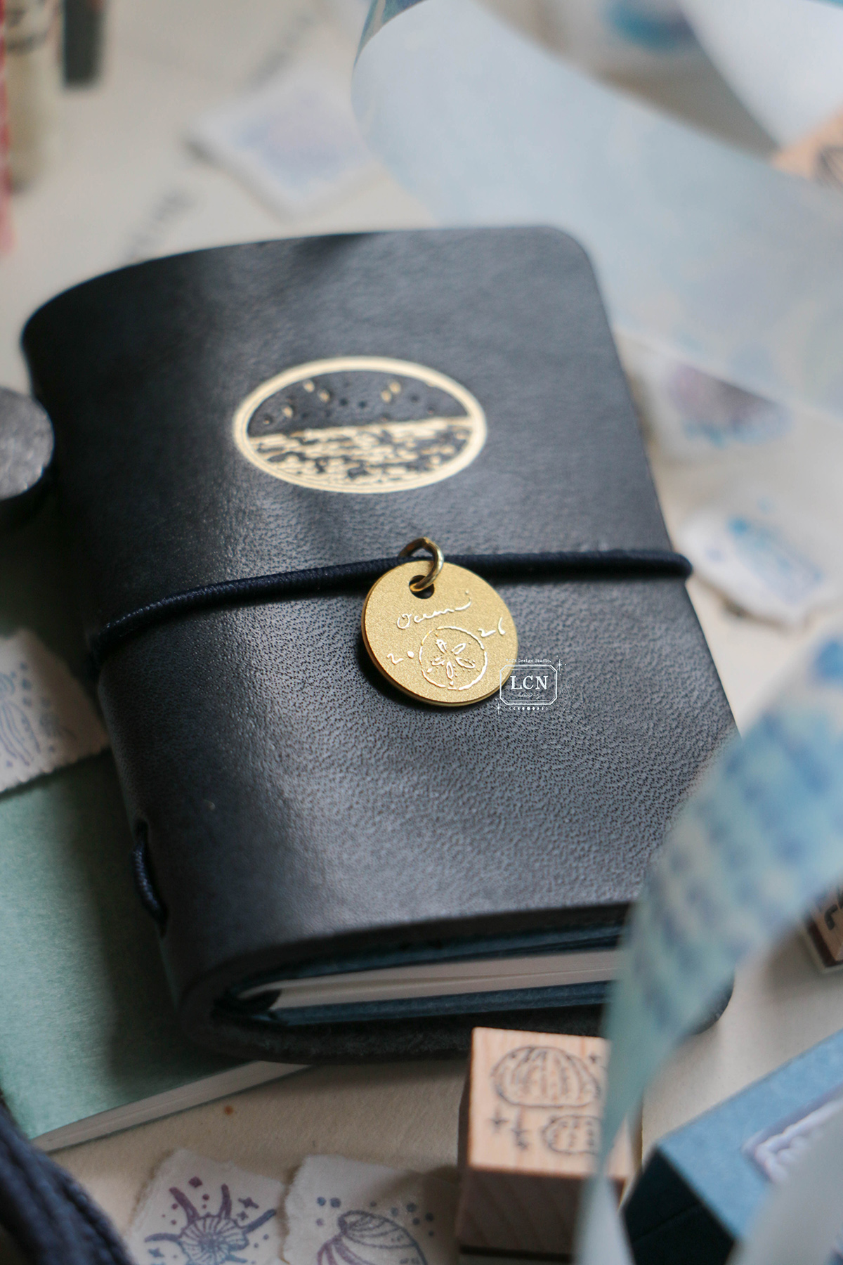Lin Chia Ning 2026 Mini Tote Stationery Set – Big Ocean — gallery