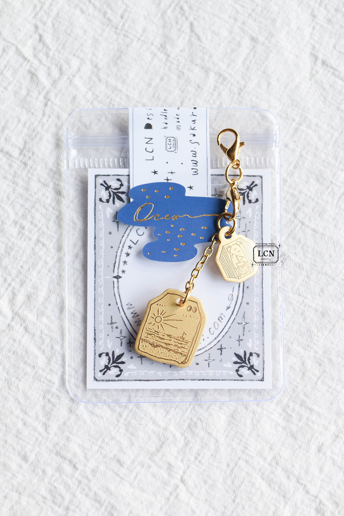 Lin Chia Ning 2026 Mini Tote Stationery Set – Big Ocean — gallery