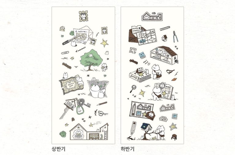 Mewmewbeam Sticker Sheet - My Year 1st Half