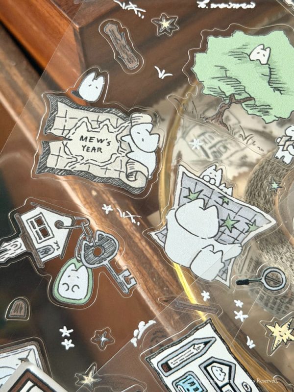 Sickers Single Mewmewbeam Sticker Sheet - My Year 1st Half