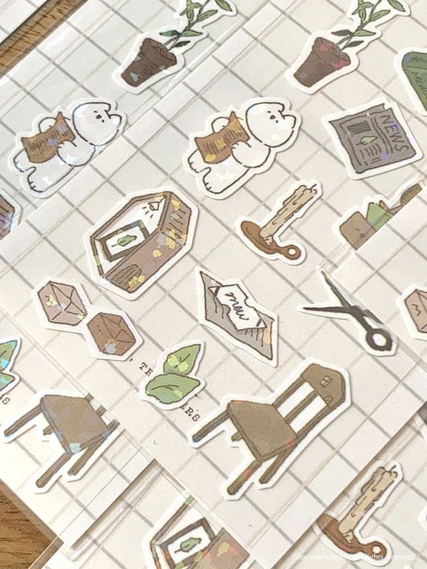 Mewmewbeam Sticker Sheet - Object