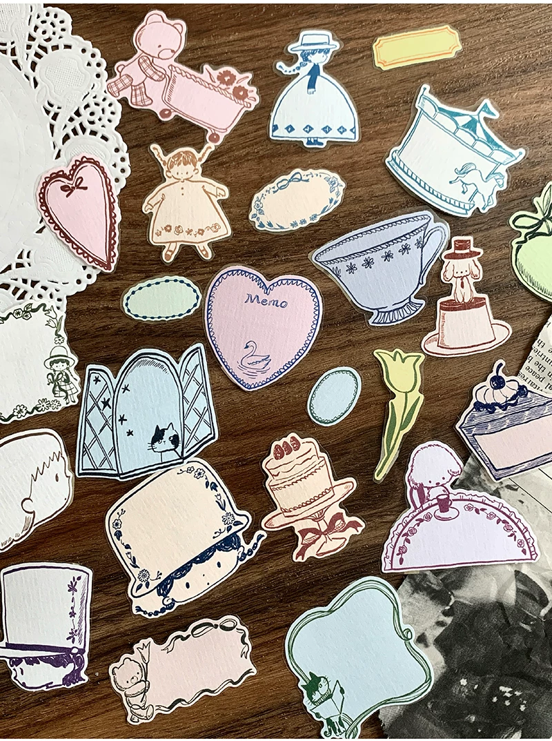 Molinta Kiss-cut Tape – Old Paper Pages — gallery