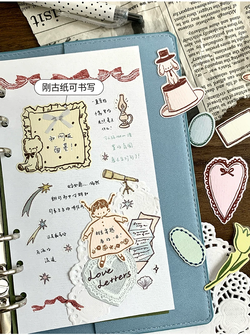 Molinta Kiss-cut Tape – Old Paper Pages — gallery