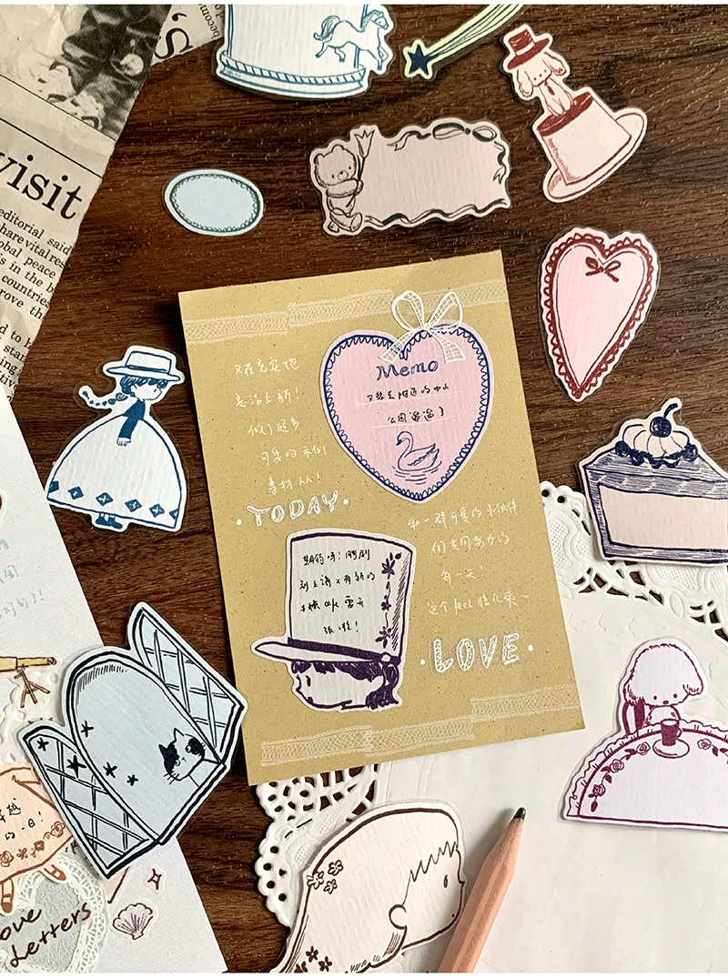 Molinta Kiss-cut Tape – Old Paper Pages — gallery
