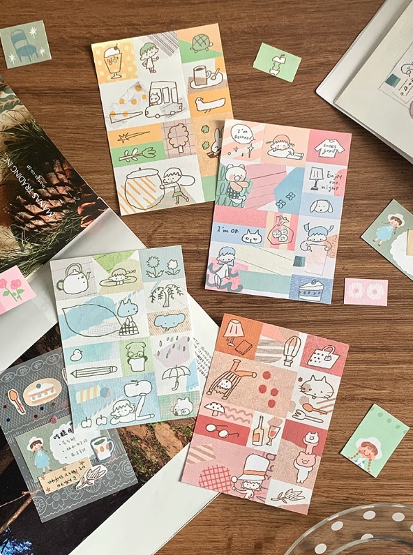 Molinta Pre-perforated Memo Pad – Scribbles — gallery