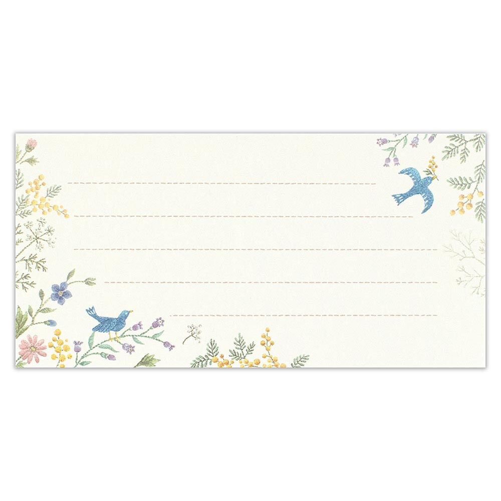 NB Wanowa Fleurs et Chance Letter Pad – Merci — gallery