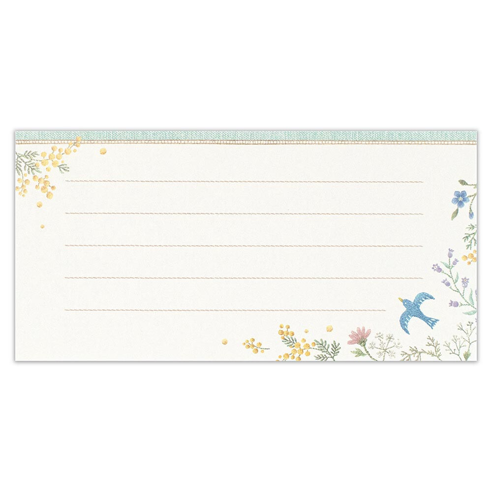 NB Wanowa Fleurs et Chance Letter Pad – Merci — gallery