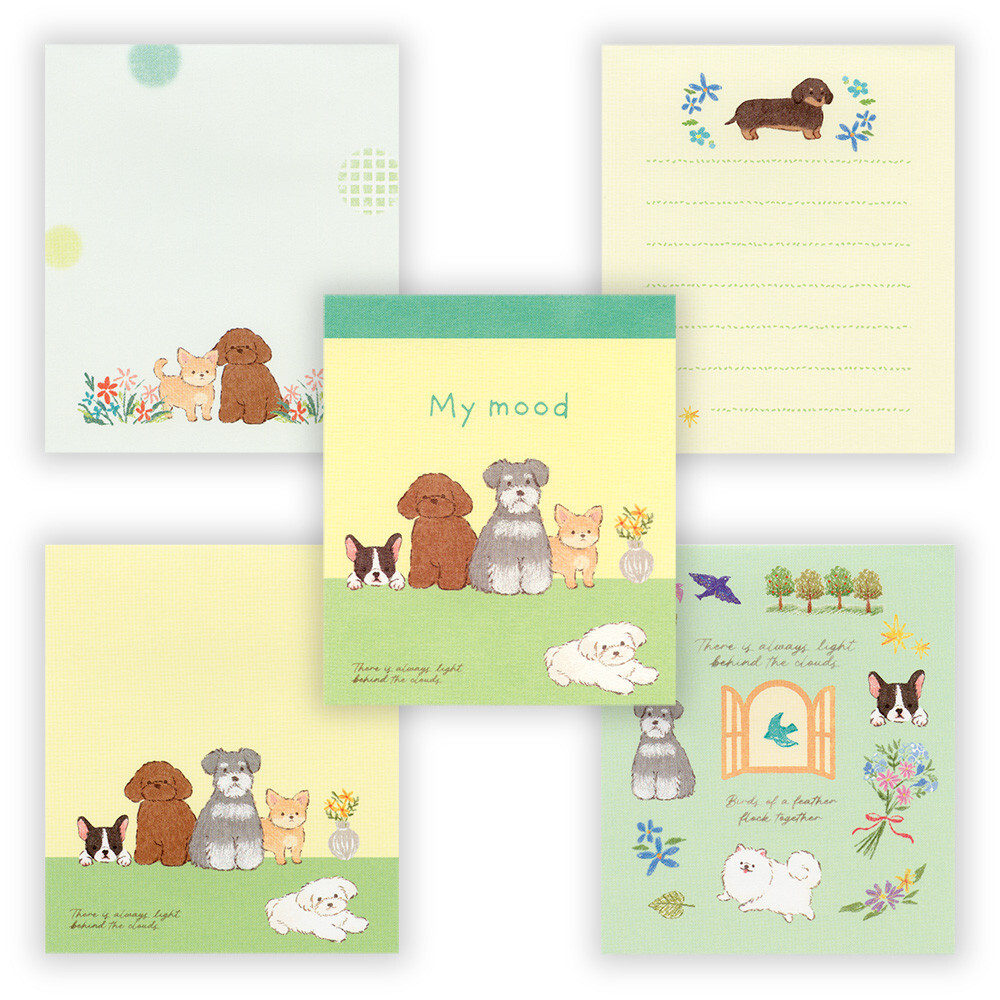 NB Wanowa My Mood Memo Pad – Dogs