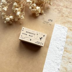 PensPapersPlanner Rubber Stamp - Moments Over Map