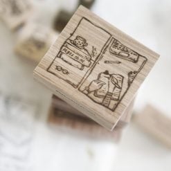 Black Milk Project Pages of Me Rubber Stamp - Quiet Days (Framed)