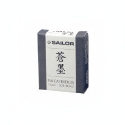 Sailor Pigment Ink Cartridges – Souboku (Blue Black) — gallery