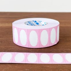 Stamp Marché Labeler Sticker Roll – Oval Frame (Sakura) — gallery