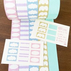 Stamp Marché Labeler Sticker Roll – Scallop (Lavender) — gallery