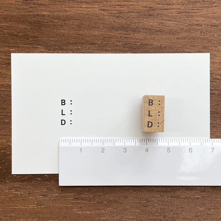 Stamp Marché Wooden Stamp – Breakfast, Lunch, Dinner Log — gallery
