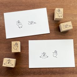 Stamp Marché Wooden Stamp – Maru-chan Drowsy (Mini) — gallery