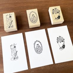 Stamp Marché Wooden Stamp – Maru-chan Makeup — gallery