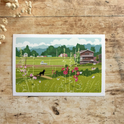 Tabi Neko Summer Postcard – Early Summer Light